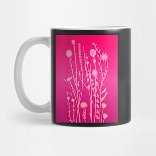 Pink Wild Flowers in Spring Mug